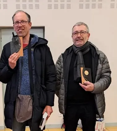 Gurvan Salaun et Thierry Guillou (Guingamp)
